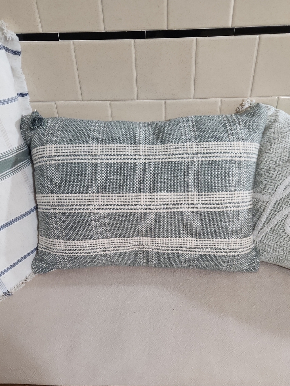 THRESHOLD throw Pillow